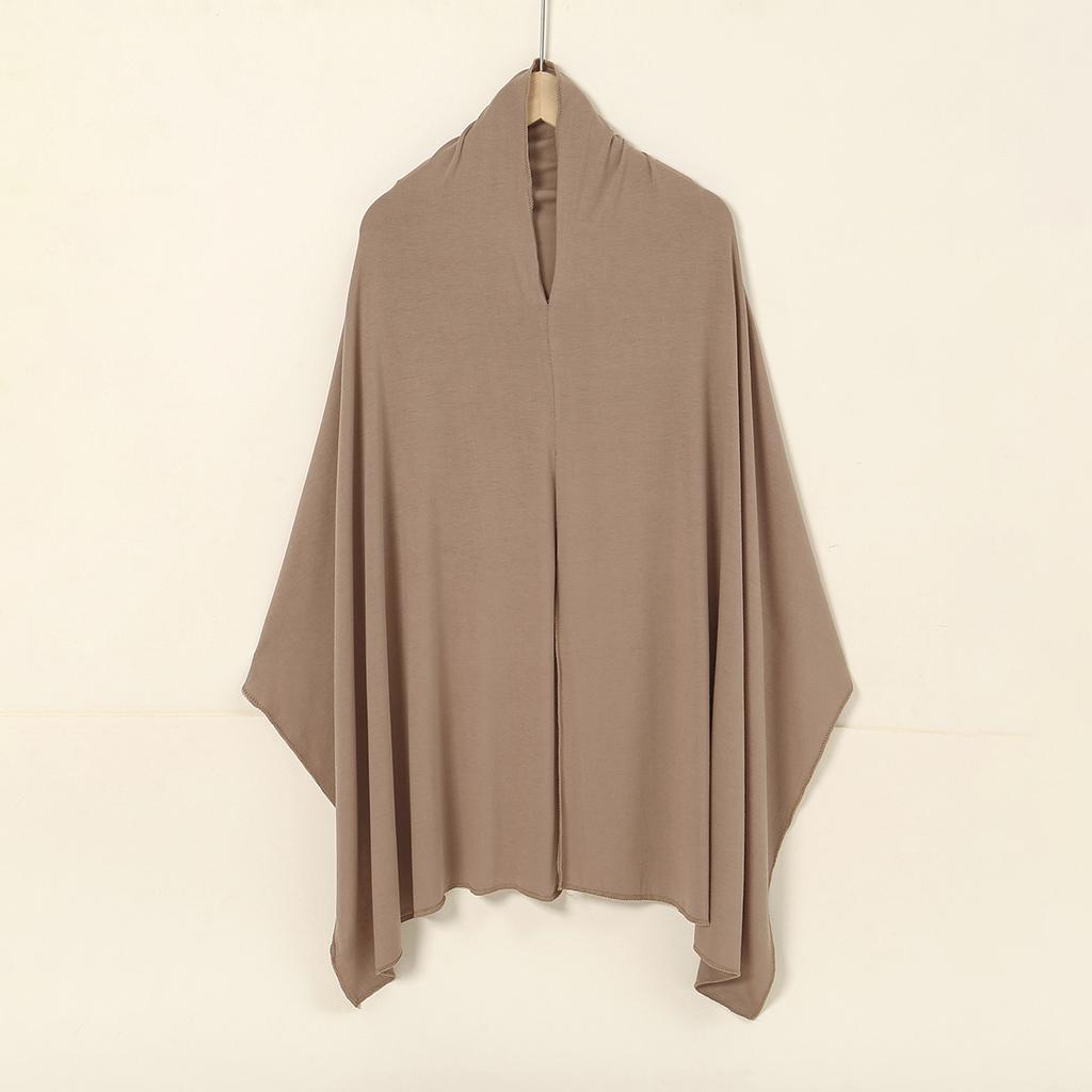 Muslimischer Sofort-Hijab Modal-Baumwoll-Jersey Ramadan-Hijab Damen Weicher Einfacher Schal Premium-Jersey-Schal Einfach zu tragende Kopfwickel