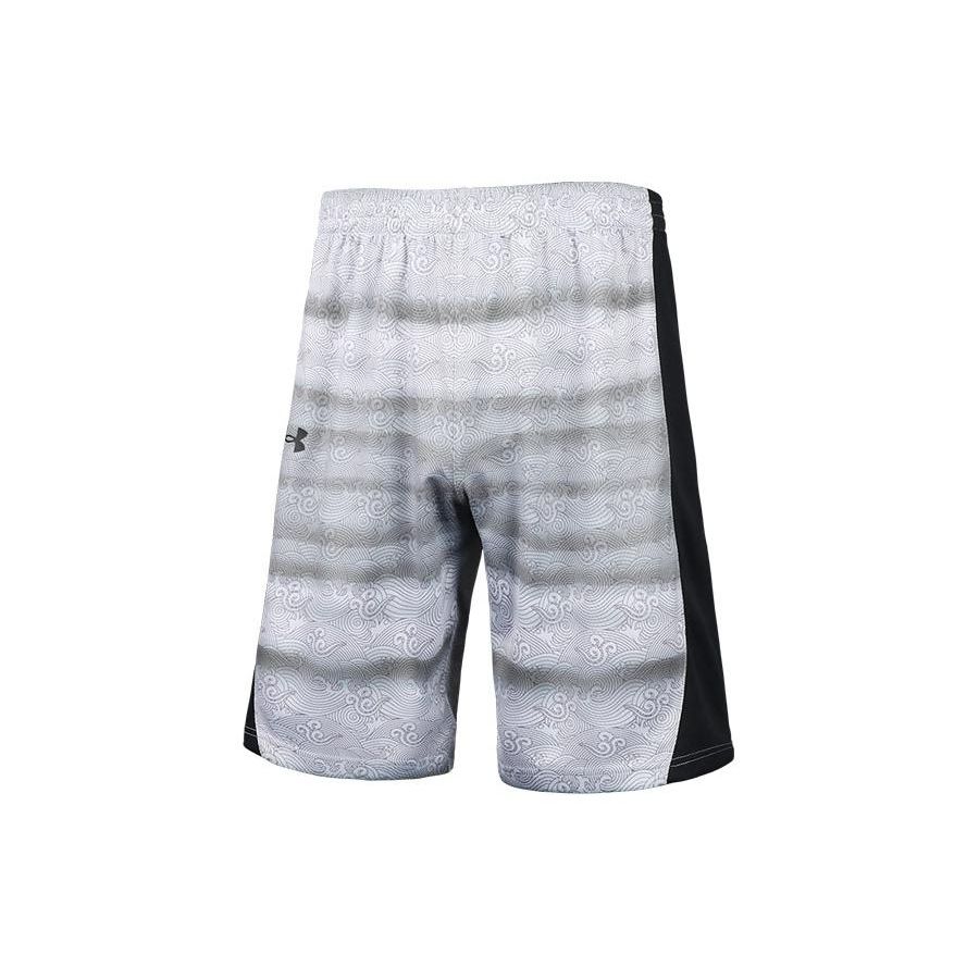 Under Armour Logo Print Basketball Training Quick-Dry Shorts Kids shorts White 22500205-100 YXL