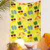 Summer Pineapple Fun Pattern Design Patterned tapestry home decor, suitable for bedroom and living room, gift