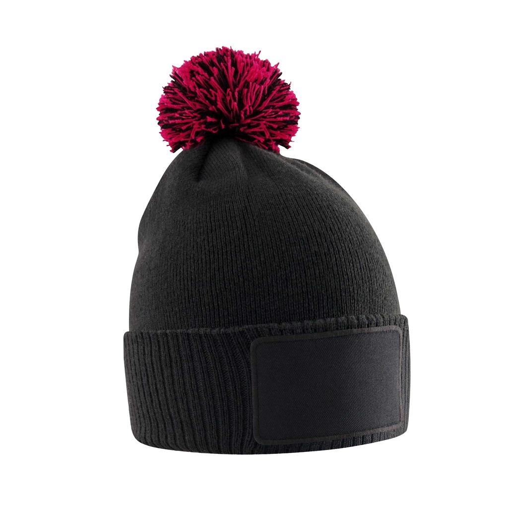 Beechfield Childrens/Kids Snowstar Patch Beanie