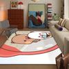 Bubu Dudu Cartoon Anime Door Mat Bath Microfiber Decorative Versatile Flannel Floor Mat Quick Dry Absorbent Non-slip Sole