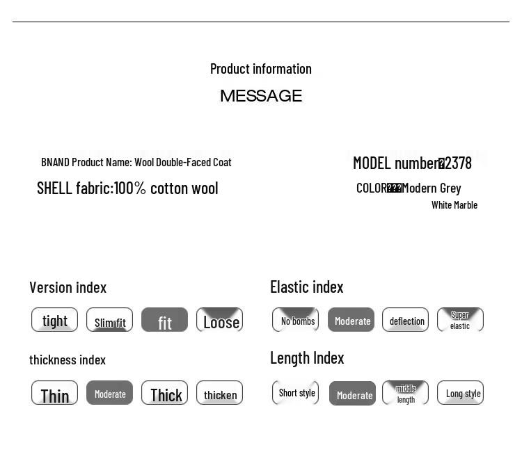 Fengxun Women's Hooded Double-Faced Wool Winter Coat