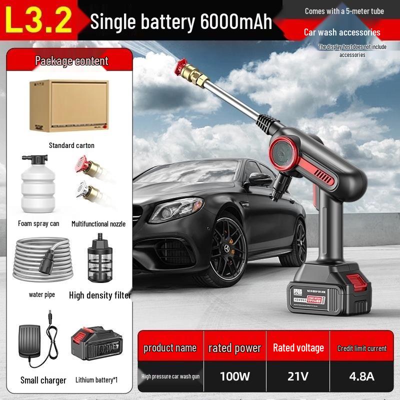 TURBOSUN L3.2 Cordless High-Pressure Car Washer CN plug (adapter included)