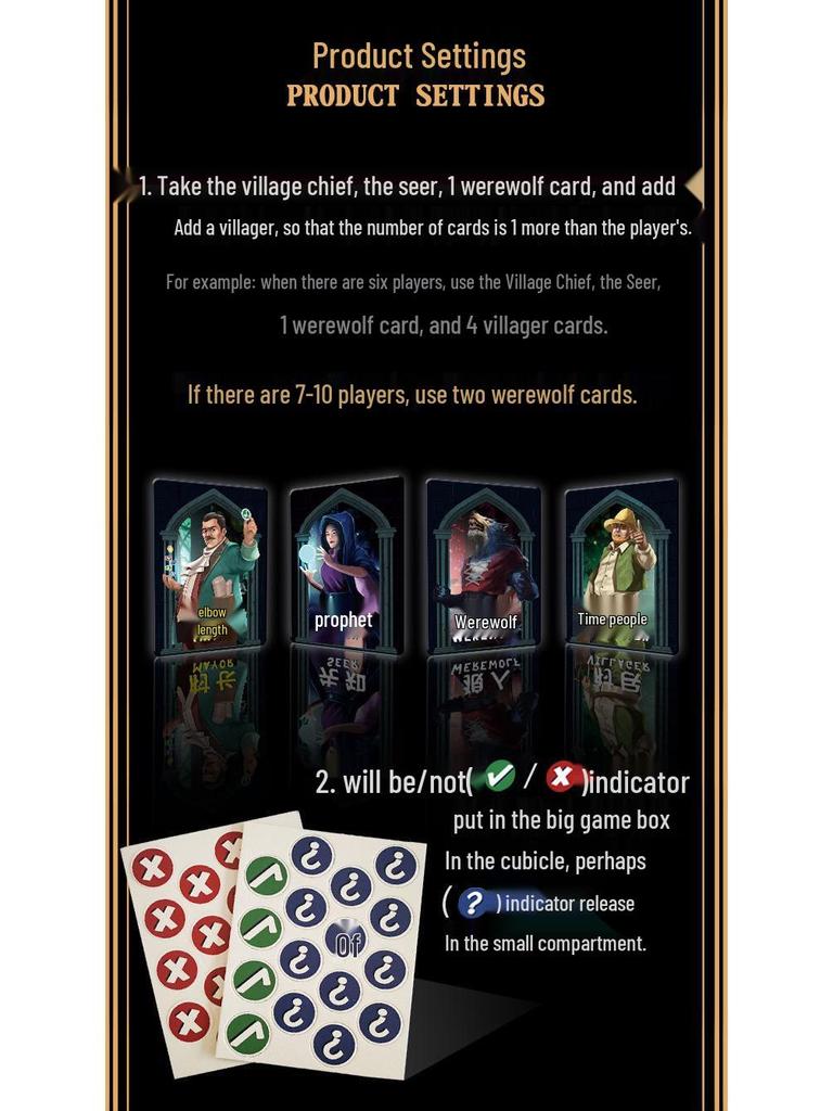 Werewords: Multiplayer Wahrheitsspiel Tischspiel