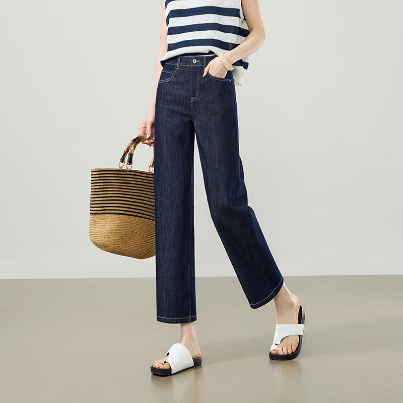 Women s Slim Fit Cropped Straight-Leg Jeans 27