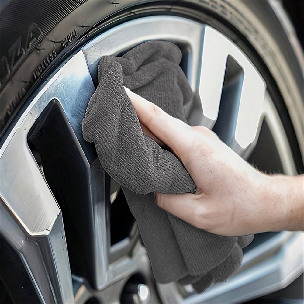 Premium Microfiber Car Towels Set Ultra Absorbent & Drying Cleaning Cloth for Auto Mirror Glass Polishing Wash-Cloth Applicator