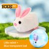Outdoor Play Animal Toy Electric Automatic Rolling Hamster Ball, Ball with Plush Rabbit Inside, Simulation Interactive Toy, Gift for Toddlers