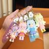 Cartoon Girl Keychain Creative Cat Cute Fun Bag Pendant Trinket Exquisite Cute Car Keychain