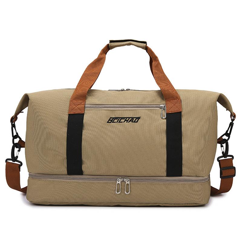 Large Capacity Lightweight Portable Travel Bag with Dry and Wet Separation, Short Distance Luggage Bag, Men's and Women's Sports Yoga Fitness Bag