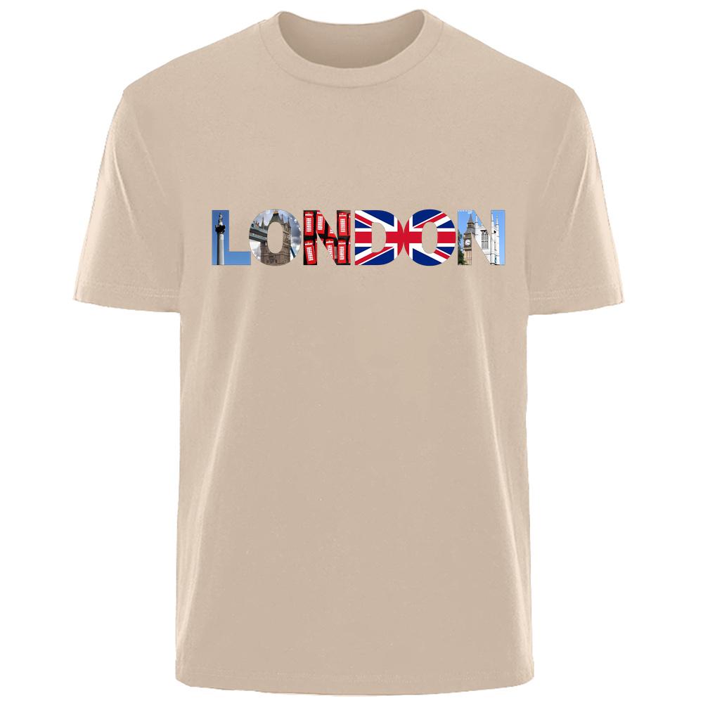 Creative Simple  Printed Summer High Quality Men's 100% Cotton Breathable T-Shirt Casual Fashion Men's Street Wear