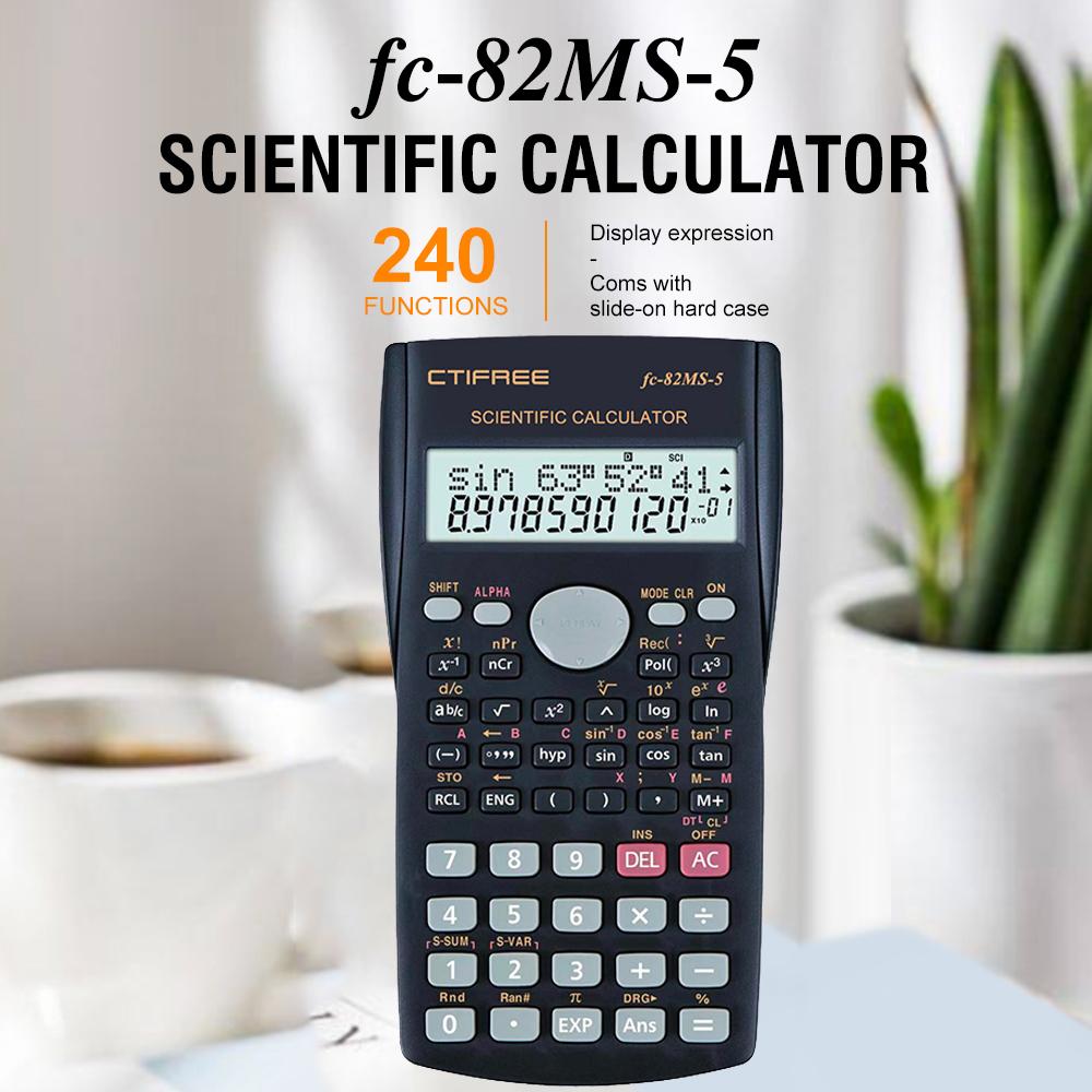 Scientific Calculator - Exam-ready, Multifunctional, Large Display - Portable & Durable For Students