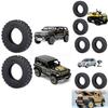 114 Scale Model Truck Tire Set For Tamiya Rc Construction Vehicles With Durable Plastic Design
