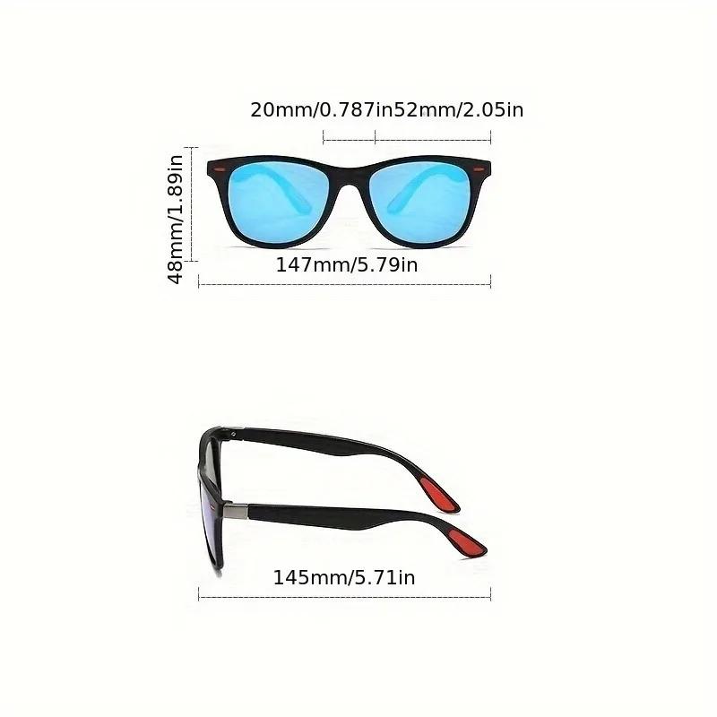 3 PCS Fashion Retro Metal Square Frame Sunglasses Men Ladies 's  Sunglasses Anti-Glare Retro Eyewear UV400
