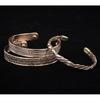Crocon Exclusive Tibetan Copper Adjustable Bangle Bracelets for women and men Indian pattern  Gift for him & her