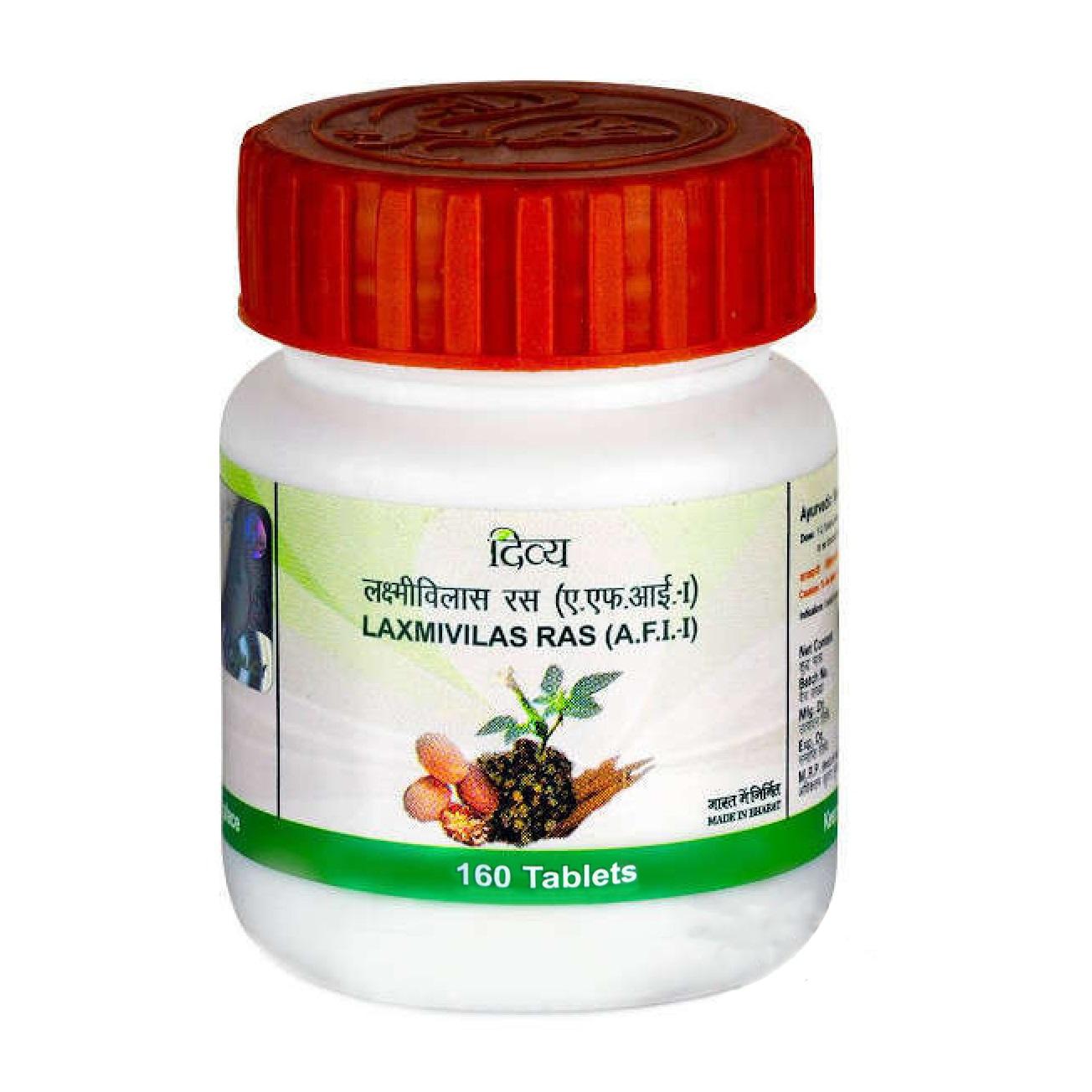 

Лакшмі Вілас Рас (160 таб, 250 мг), Laxmi Vilas Ras, Patanjali