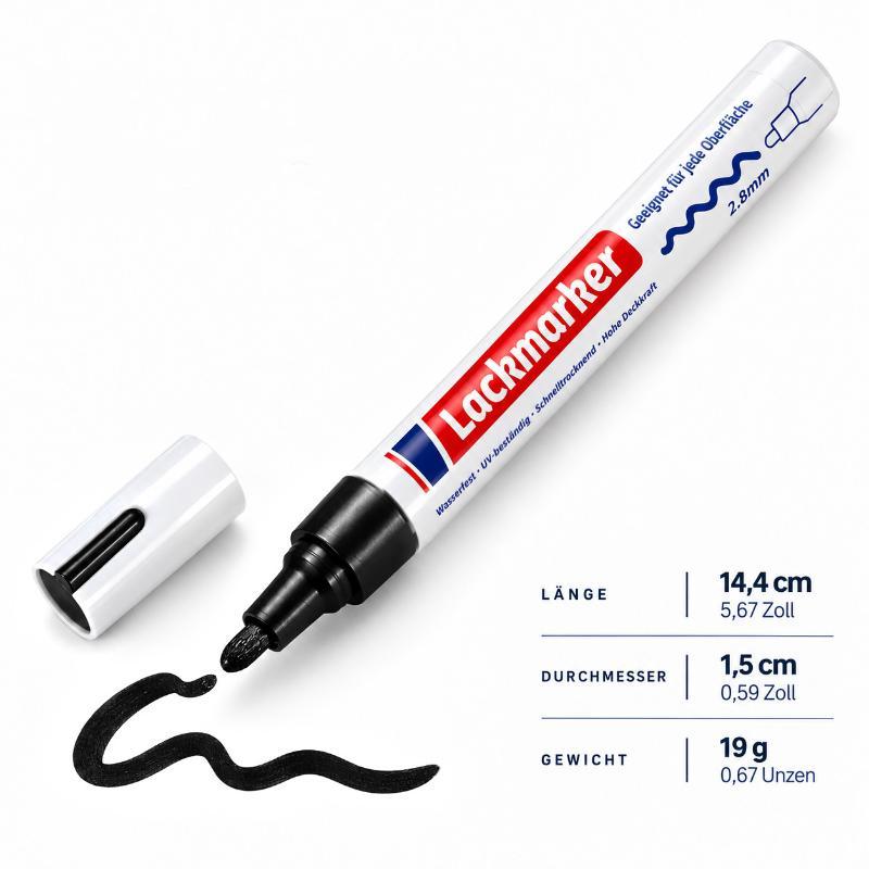 Multifunctional Tombstone Marker Pen Restores Faded Text On Tombstones And Granite Surfaces Weather-Resistant Quick-Drying Pen
