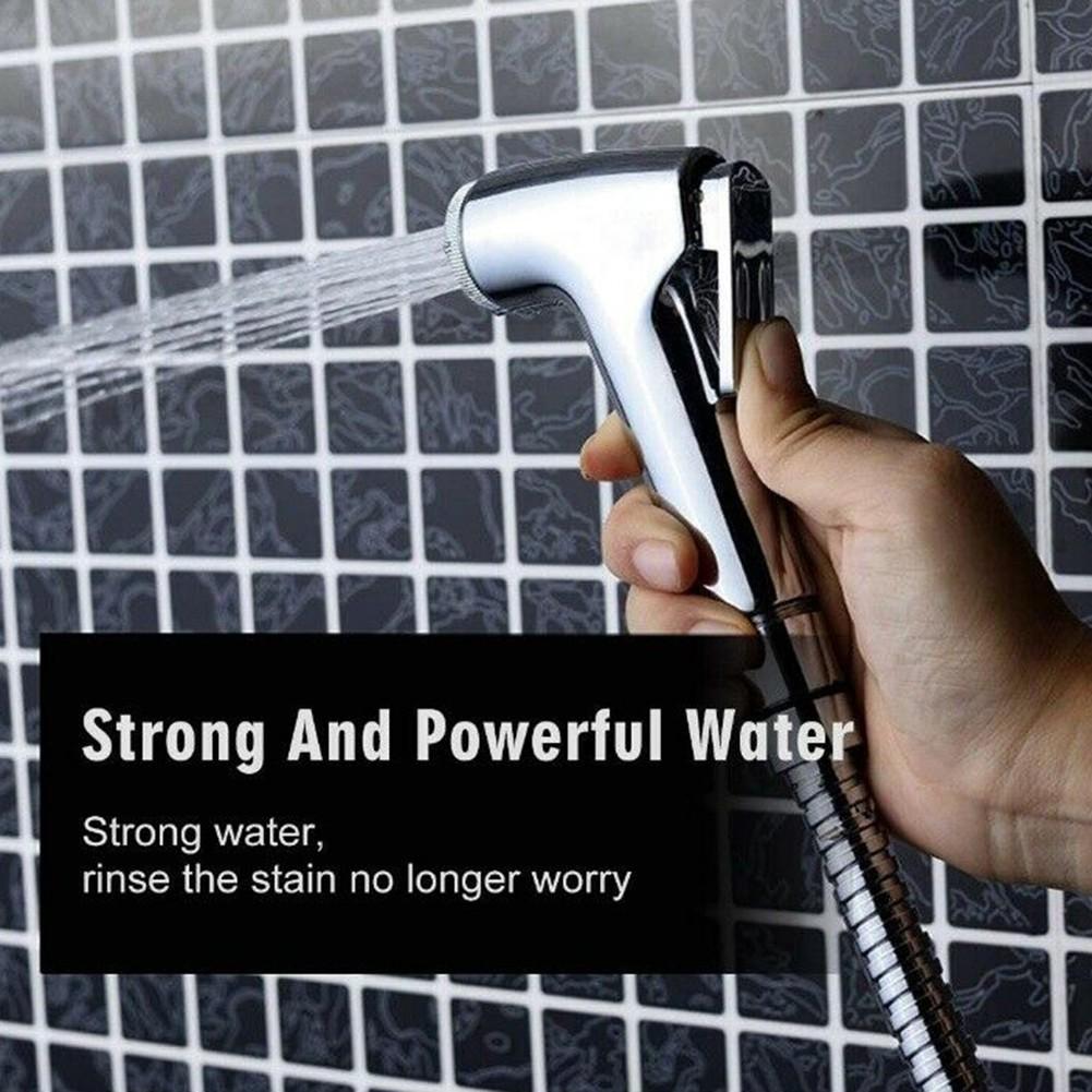 Muslim Handheld Holder Shower Head Bidet Spray Portable Toilet Cleaning Hygienic Jet Multi-functional Bathroom