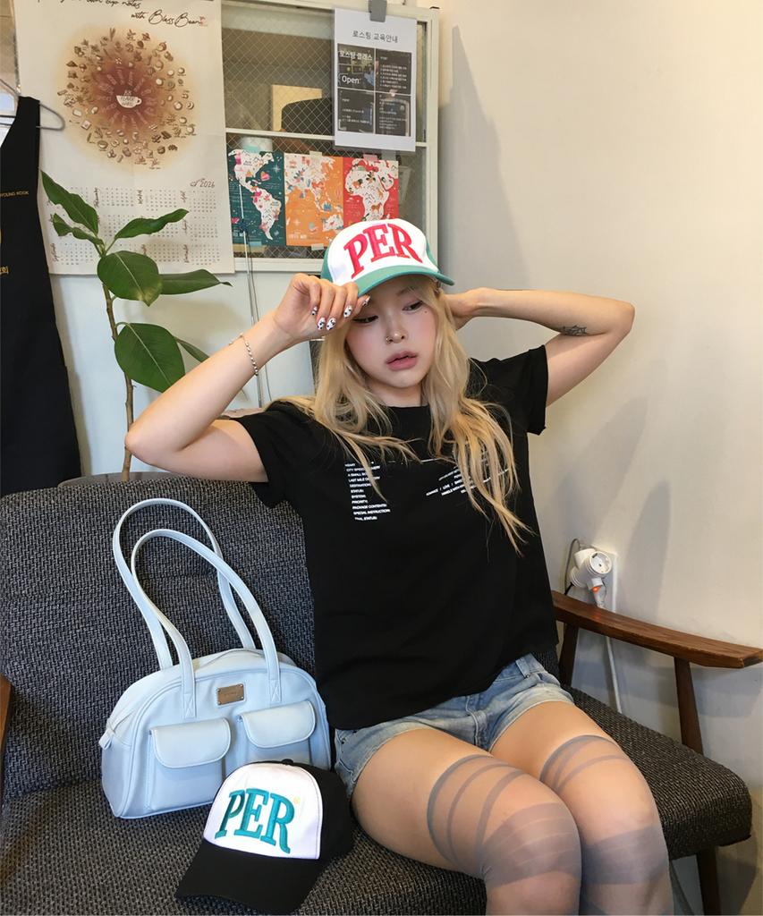 Paons Shering Bobusang Shoulder Bag Sky Blue