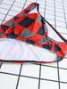 Plaid Ice Silk Ribbed Men's Breathable Underwear Triangle Briefs