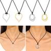 Irregular Pendant Necklaces Chain Necklaces CCB Material Pendant Necklace Neck Jewelry Perfect Gift for Fashion Lover