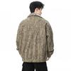 2025 Men's Japanese Retro Fur Collar Cotton Padded Jacket - Warm, Casual, Loose Fit Fashion Top for Autumn/Winter