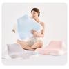 Memory Foam Prone Sleeping Pillow Neck Support Comfortable Stomach Sleeper Cushion Breathable Ice Silk Cover