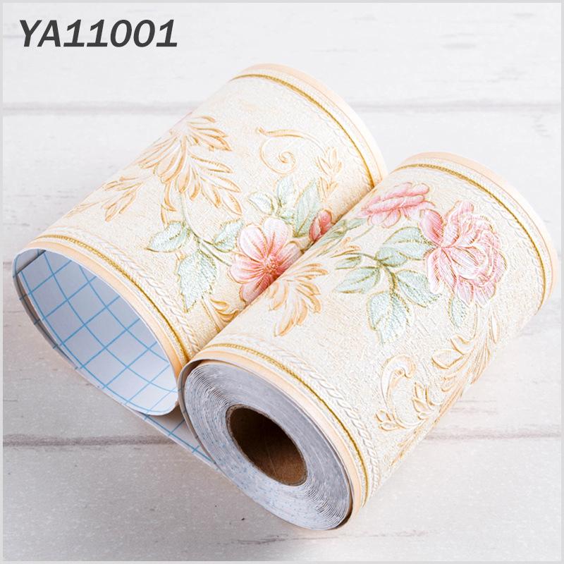 5 Meter PVC Self-Adhesive Border Pattern Sticker Wall Skirting Waistline Decor Waterproof Kitchen Bathroom Tile Wall Decals