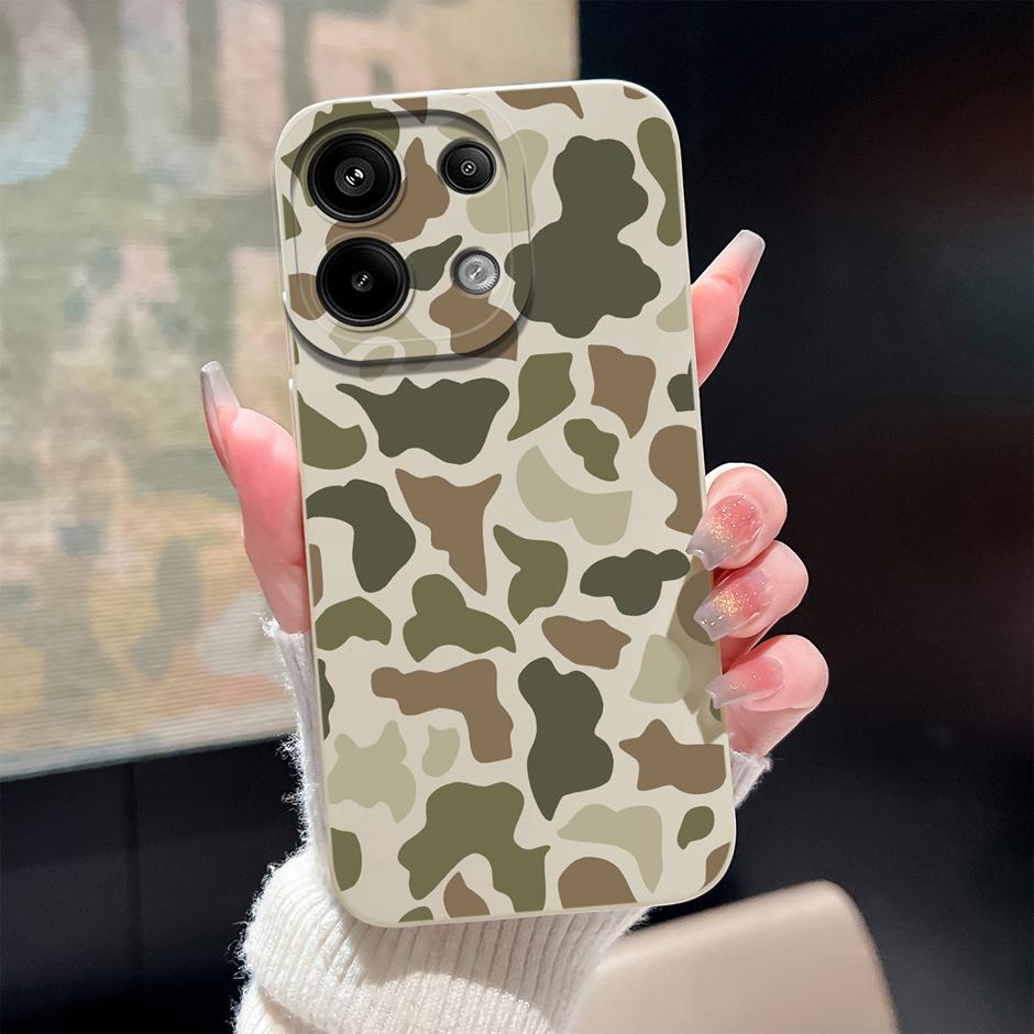 Case For Redmi Note13 13Pro 13 Pro+ Oil Painting Flower Anti-fall Minimalist Protector For Xiaomi Redmi Note 13 Pro Plus Funda