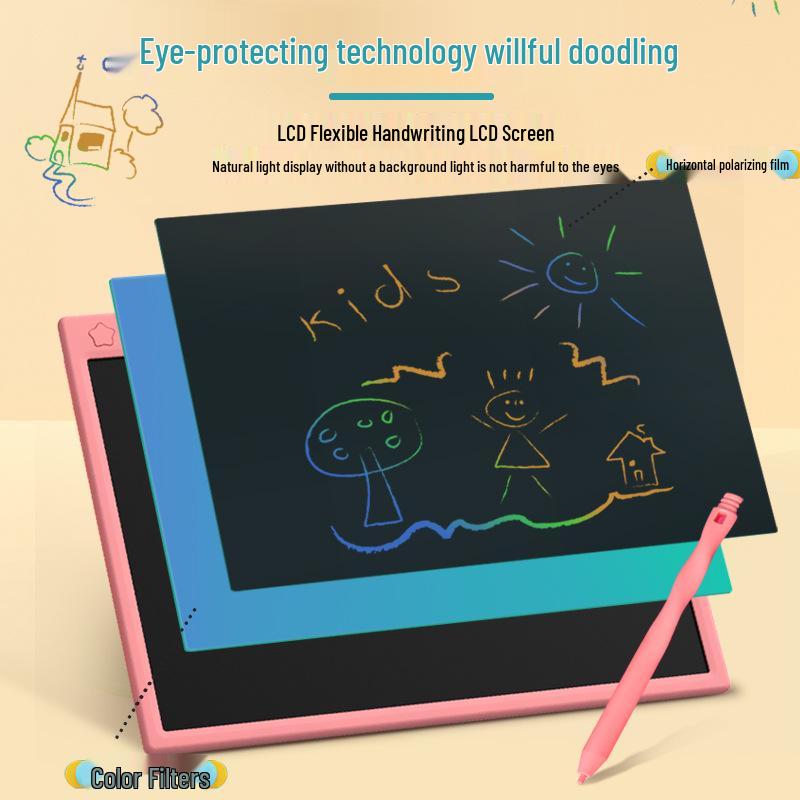 16-inch Rechargeable LCD Children's Graffiti Sketchpad - Large Electronic Drawing Board