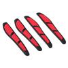 4Pcs Car Door Edges Rearview Mirror Guard Strip Protector Anti-collision waterproof Car Stickers Car Accessories Exterior