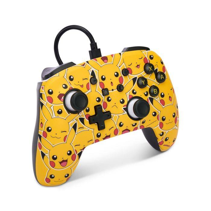 Spillkontroller - Pikachu - Humør - Kablet - Hvit - Gul