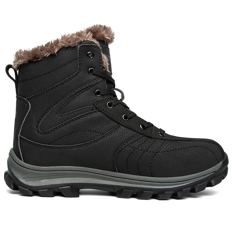 Mens Plus Size 40-48 Winter Boots Waterproof Outdoor Men Boots Ankle Snow Boots High Men Footwear