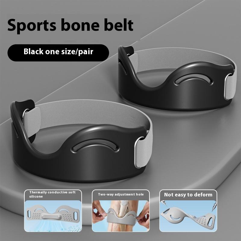 

2 шт. Силиконовые наколенники для сухожилия надколенника, эластичные, гибкие, стабилизатор сухожилия надколенника, регулируемый, дышащий, защита колена чёрный