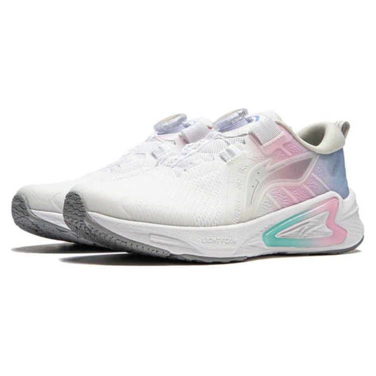 Li Ning Children Zhuque 1.0 Sports Trend Low-Top Running Shoes Kids sneaker White Pink YKFU004-8