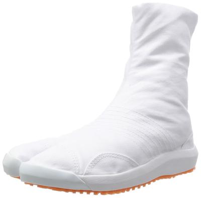 Margo Air Tabi Ideal for Festivals and Air Cushion Air Jog Size Cm Tabi/Air Socks, Drumming, Slip-Resistant Soles, III, 6-Piece Set, Men's, White,
