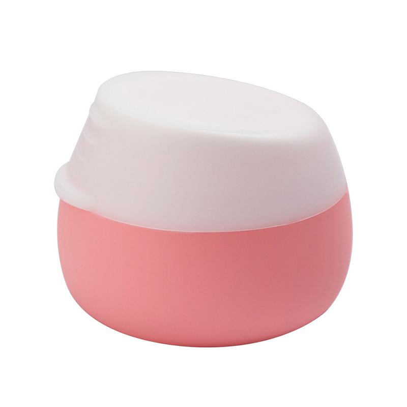 20ml Portable Silicone Travel Jars With Lid Cosmetic Face Body Hand Cream Pill Box Mini Travel Jewelry Cream Powder Containers