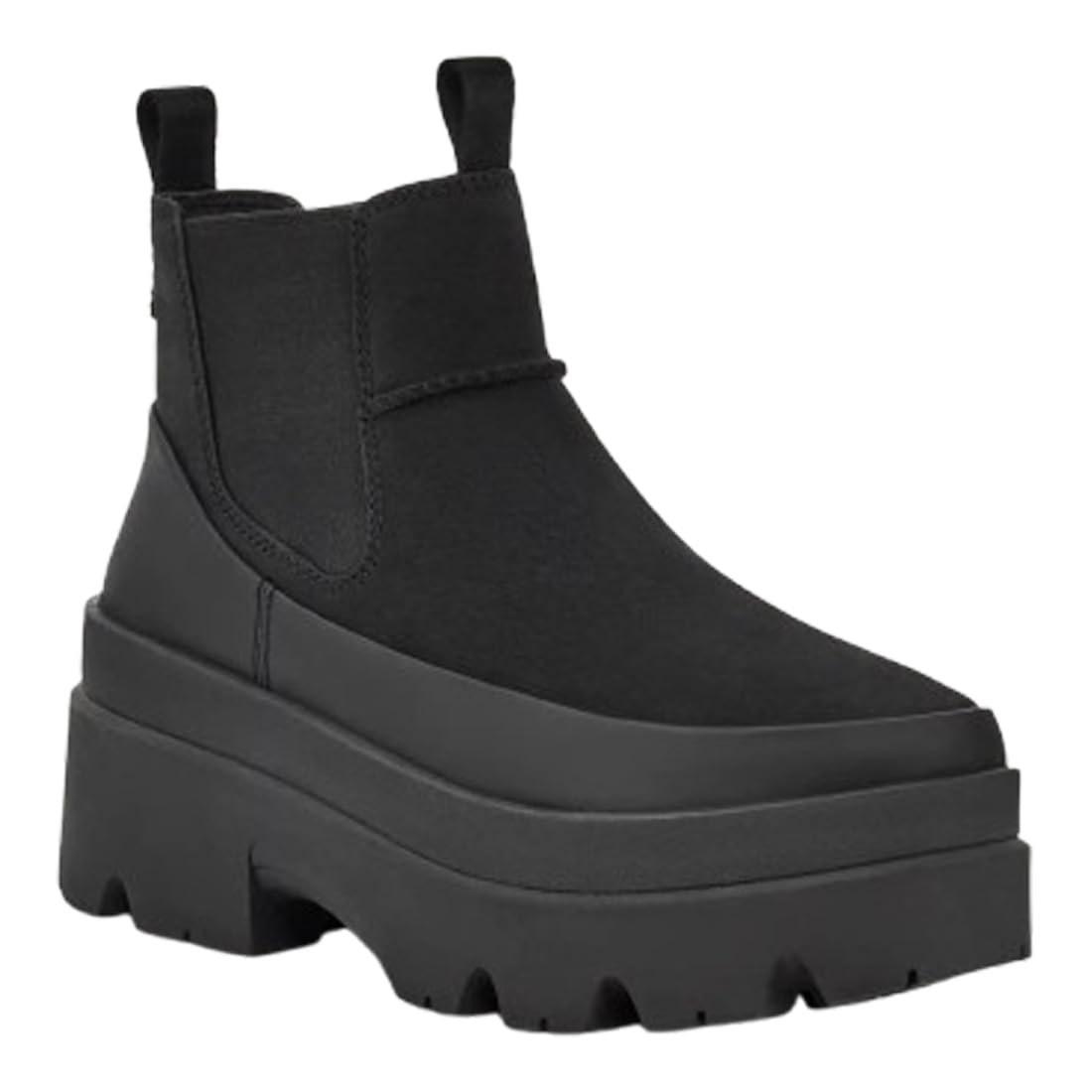 

Ботинки челси с боковыми резинками, на толстой подошве, водонепроницаемая кожа, простые повседневные ботинки челси Brisbane BRISBANE CHELSEA 1143842 ЧЕРНЫЙ US7 [UGG] Женские (24,0 см) чёрный