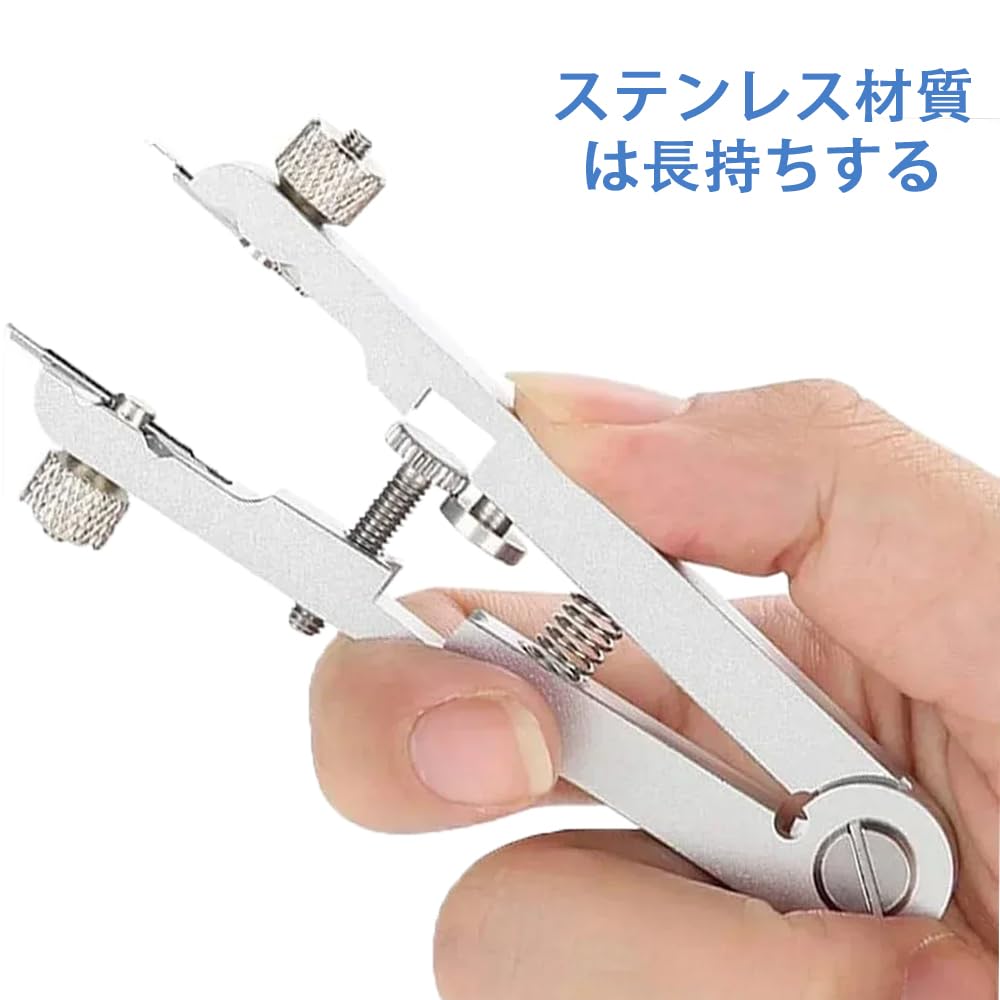 HAUUFENN Spring Bar Watch Strap Adjustment Watch Band Replacement Spring Bar Remover with 8 Replacement and Repair Length Pin Removal Remover, Tool,