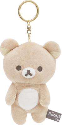 San-X Rilakkuma [NEW BASIC RILAKKUMA] Hanging Plush Toy Rilakkuma MF99601