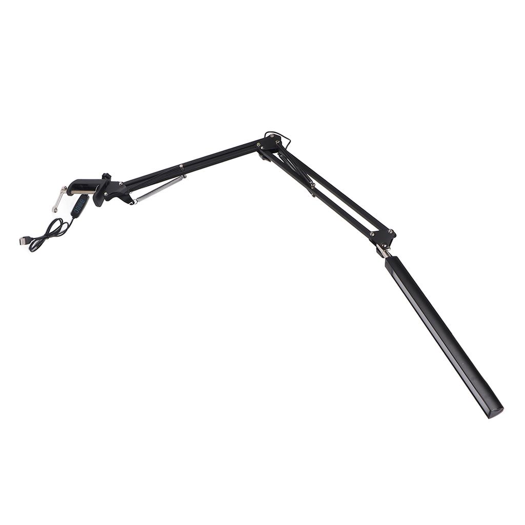 LED Swing Arm Lamp Adjustable Eye Caring Student Reading Desk Lamp with Clamp for Study Office