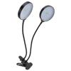 30W Double Head LED Plant Growing Lights Clip On 5 Level Brightness Grow Lamp for Indoor Plants