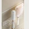 1pcs Non Perforated Wall Mounted Acrylic Storage Rack, Transparent Bathroom Storage Rack Toilet Toiletries Storage Box Comb Watch Organize The Shelf