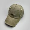 Solid Color American Hole Wind Baseball Cap Men'S And Women'S Sunshade Side Gap Street Cap