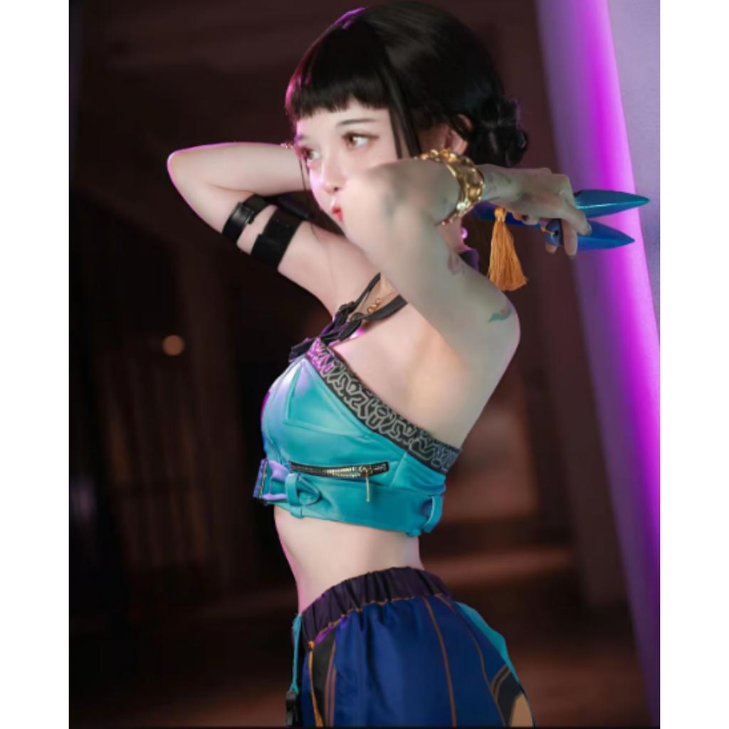 2025 Zoey Mira Rumi 3D Print Cosplay Costume Halloween Carnival K-Pop Hunters Girl Group Idol Role Play Dress Up Outfit