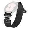 For Samsung Galaxy Watch4/Watch 5 Elektroplettert Milanese Lenke med Kobling Krone Lås Rustfritt Stål Reim