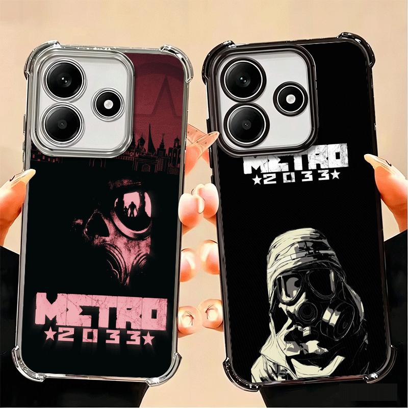 Metro 2033 Soft Phone Case For Xiaomi Poco X7 X8 Pro Max X6 X5 X3 F8 Ultra F7 M8 M7 M5S Redmi 15C 15A 15 14C 13C 12C 13 12