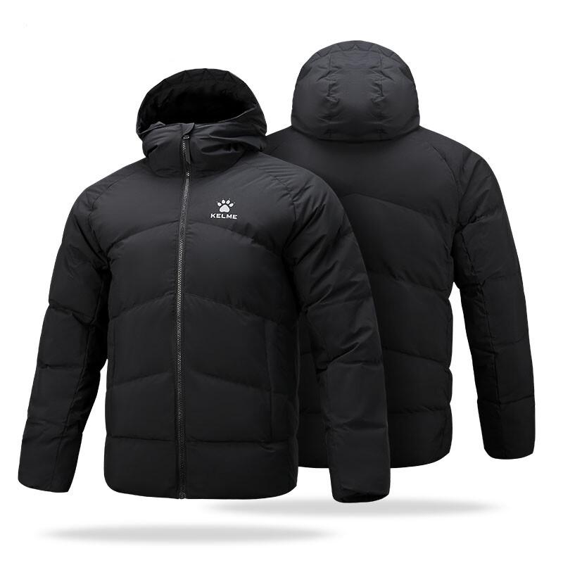 KELME Зимняя тренировочная пуховая куртка с капюшоном XL