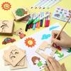 10/20pcs Wooden DIY Drawing Template Templates with Markes, Children's Drawing Template Drawing Tool Set 10/20pcs Wooden DIY Drawing