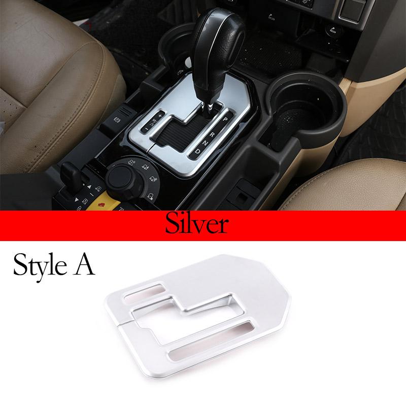 Car Center Control Shift Panel Frame Decorative Sticker For Land Rover Discovery 3 LR3 2004-2009 Car Interior Accessories