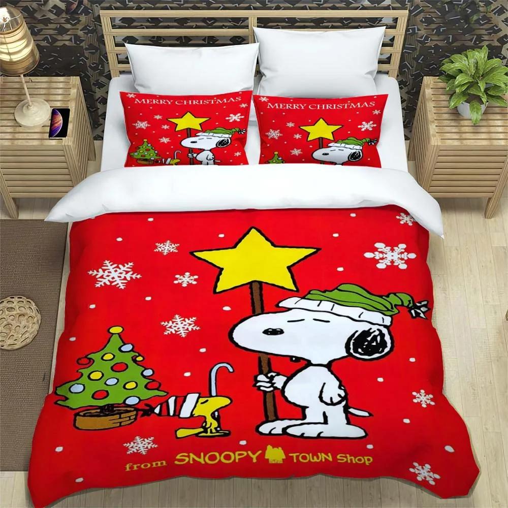 Karikatūras Snoopy raksta segas pārvalks ar